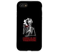 Coffee Is My Valentine - Scheletro da donna Custodia per iPhone SE (2020) / 7/8