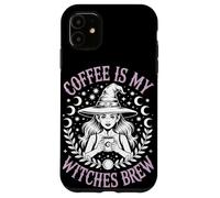 Coffee Is My Witches Brew Witchy Vibe Halloween Coffee Custodia per iPhone 11