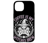 Coffee Is My Witches Brew Witchy Vibe Halloween Coffee Custodia per iPhone 14