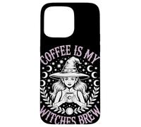 Coffee Is My Witches Brew Witchy Vibe Halloween Coffee Custodia per iPhone 15 Pro Max