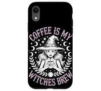 Coffee Is My Witches Brew Witchy Vibe Halloween Coffee Custodia per iPhone XR