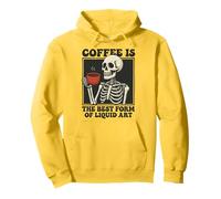 Coffee Is The Best Form of Liquid Art Felpa con Cappuccio