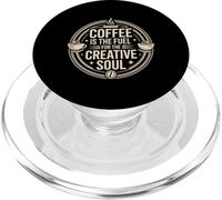 Coffee Is The Fuel For The Creative Soul Caffeine Brew - PopSockets PopGrip per MagSafe
