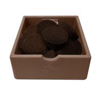 Coffee Knock Box - 16x15x6.5cm Espresso Knock Box, 1.5L Espresso Waste Bucket, Splash Proof Coffee Knocks Boxes For Home Cafe Bar Kitchen Commercial Office Countertop Living Room