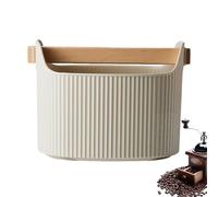 Coffee Knock Box, Coffee Dump Bin, Removable Grounds Container, Shock-Absorbent Non-Slip Bucket, Waste for Grind Disposal at Home Kitchen Cafe Station, 7.48x5.2 inches