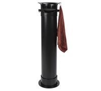 Coffee Knock Box Commercial Flood Standing Ground Grounds Collection Cestino durevole grande capacità Facile da pulire per i ristoranti Cucine per la casa Black ABS in gomma