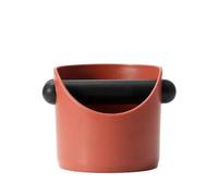 Coffee Knock Box Mini scatola for caffè semiautomatica for uso domestico con bocca dritta in ABS, secchio for scorie di barra battuta rimovibile(Brown)