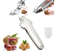 Coffee Life Plus Castagno Clip,Taglia Castagne,Castagne Schiaccianoci in Acciaio Inox,Multifunzione Taglio della Castagna,Incidi Schiaccia Castagne,Castagne Utensili Cucina (1 Pezzo)