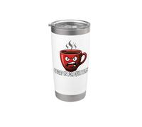 Coffee Lover Caffeine Addict Decaf Is For Quitters Bicchiere termico in acciaio inox doppia parete