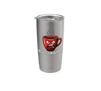 Coffee Lover Caffeine Addict Decaf Is For Quitters Bicchiere termico in acciaio inox doppia parete