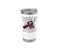 Coffee Lover Espresso Skull Decaf Is A Crime Bicchiere termico in acciaio inox doppia parete