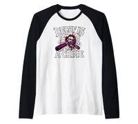 Coffee Lover Espresso Skull Decaf Is A Crime Maglia con Maniche Raglan