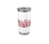 Coffee Lovers Christmas Coffee Bicchiere termico in acciaio inox doppia parete