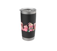 Coffee Lovers Christmas Coffee Bicchiere termico in acciaio inox doppia parete