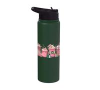 Coffee Lovers Christmas Coffee Stainless Steel Insulated Water Bottle