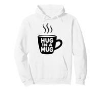 Coffee Lover's Energy Boost Apparel - Abbraccio in Una Tazza Felpa con Cappuccio