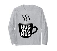 Coffee Lover's Energy Boost Apparel - Abbraccio in Una Tazza Maglia a Manica