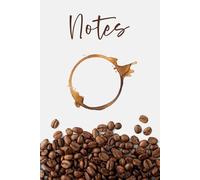 Coffee Lovers Notebook: Composition Book, 6" x 9" - 120 Lined Pages, Beans Design Journal, Daily Cafe Notes