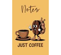 Coffee Lovers Notebook: Composition Book, 6" x 9" - 120 Lined Pages, Just Funny Bean Character Book