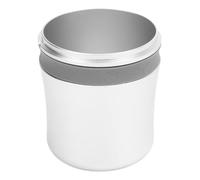 Coffee Machine Dosing Cup, Aluminum Alloy Powder Cup for Portafilters, Wide Mouth Anti - Static Coffee Dosing Tool with Silicone Base, Easy Clean Single Dose Measure for Baristas (Anello in gomma