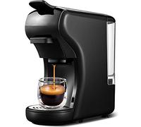 Coffee Machine Have 40 Second Start Up Time Automatic Bean to Cup Coffee Machine Capsule Coffee Machine for Latte and More Black.