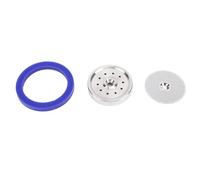 Coffee Machine Shower Screen Kit | Stainless Steel Sieve Mesh Screen & Silicone Gasket | Replacement for Coffee Machine Brewing Parts/Coffee Maker Accessories