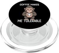 Coffee Makes Me Tolerable PopSockets PopGrip per MagSafe