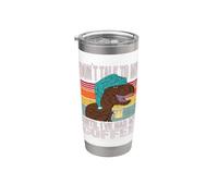 coffee meme - Non parlarmi finché non avrò preso il caffè Bicchiere termico in acciaio inox doppia parete