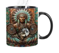 Coffee Mug - 350ml Insulated Ceramic with Handle | Desk Decor Tea Cup Gift