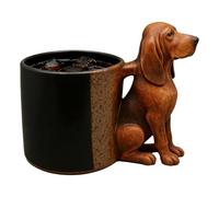 Coffee Mug - 3D Dog Shaped Beverage Cup, Novelty Animal Drink Tazze, Creative Desktop Beverage Cups for Home Office Use | Cute Dog Design Mug for Coffee Tea Milk Drinking | Decorative Drinkware