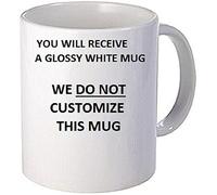 Coffee Mug or Tea Cup Large 16 oz Plain White Glossy Finish with 1/4 inch Lip Height - 4 inch x Length with Handle : 5 inch' by Richy-Rich.2007