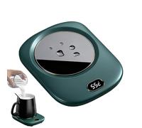 Coffee Mug Warmer USB Coffee Warmer, Smart Digital Display Heated Coaster, Digital Display 3-Temp Settings, Electric Heated Desk Coffees Warmers Plate For Home Dorm Travel Outdoor Beverage Drink Tea