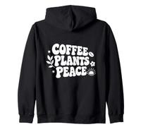 Coffee Plants Peace Cute Botanical Felpa con Cappuccio