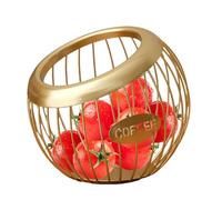Coffee Pod Holder Basket, Large Capacity Iron Storage Organizer, Desktop Countertop Design, Black Finish, Holds Up to 50 Pods, 7.87x7.28 Inches Kitchen Use