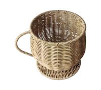 Coffee Pod Holder | Cup Shape Storage Station | Large Capacity Woven