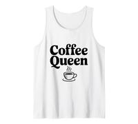 Coffee Queen Funny Coffee Lover per i tossicodipendenti di Caffeina Canotta