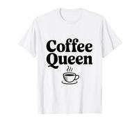 Coffee Queen Funny Coffee Lover per i tossicodipendenti di Caffeina Maglietta
