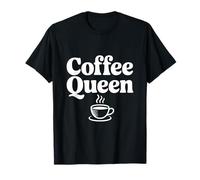 Coffee Queen Funny Coffee Lover per i tossicodipendenti di Caffeina Maglietta