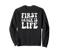 Coffee Roaster First Crack Is Life Retro Roasting Design Felpa