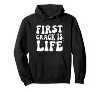 Coffee Roaster First Crack Is Life Retro Roasting Design Felpa con Cappuccio