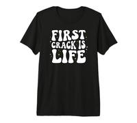 Coffee Roaster First Crack Is Life Retro Roasting Design Maglietta Premium