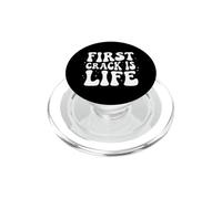 Coffee Roaster First Crack Is Life Retro Roasting Design PopSockets PopGrip per MagSafe