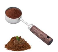 Coffee Scoop - Measuring Scoop | Coffee Scoop Tablespoon | Measuring Spoons for Ground Coffee Tea Sugar & Milk Powder Wooden Handle Coffee Scoop Coffee Measuring Scoop