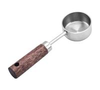 Coffee Scoop - Vintage Measuring Tablespoon, 15 ml Wooden Handle Scoop for Kitchen Baking | Reusable Classic Style Spoon for Household Cooking Baking | Multifunctional Coffee Tea Sugar Measuring Tool