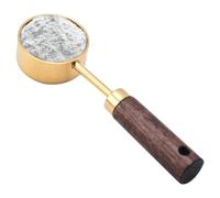 Coffee Scoop - Vintage Measuring Tablespoon, 15 ml Wooden Handle Scoop for Kitchen Baking | Reusable Classic Style Spoon for Household Cooking Baking | Multifunctional Coffee Tea Sugar Measuring Tool