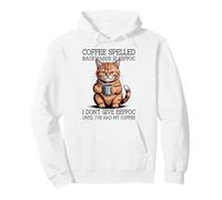 Coffee Spelled Backwards Is Eeffoc Felpa con Cappuccio