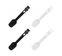 Coffee Spoon with Espresso Grinder Brush 4 PCS 2 in 1 Brush for Cleaning Espresso Machines & Scooping Tea Powder, Coffee Tool for Barista Home Kitchen