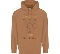 Coffee Su Cui Corro Con Caffeina E Caos Divertente Felpa Uomo