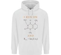 Coffee Su Cui Corro Con Caffeina E Caos Divertente Felpa Uomo