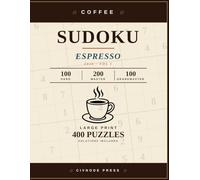 Coffee Sudoku - Espresso: 400 puzzles · Hard · Master · Grandmaster · Volume I